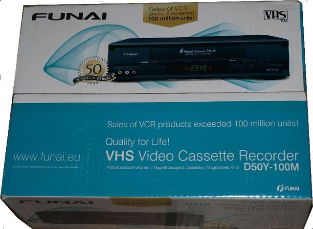 Funai D50Y-100M Stereo Videorecorder 6 fod-,:<font color="#FF0000">Tilbud</font>